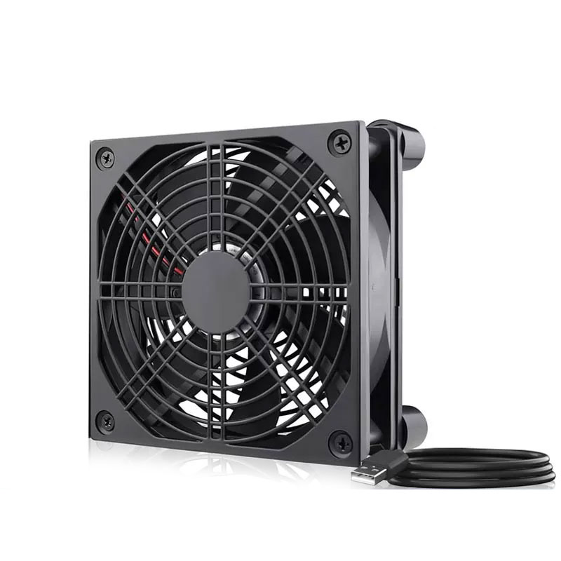 Usb Fan Silent - Braket Kipas Pendingin Router Rumah, Sakelar