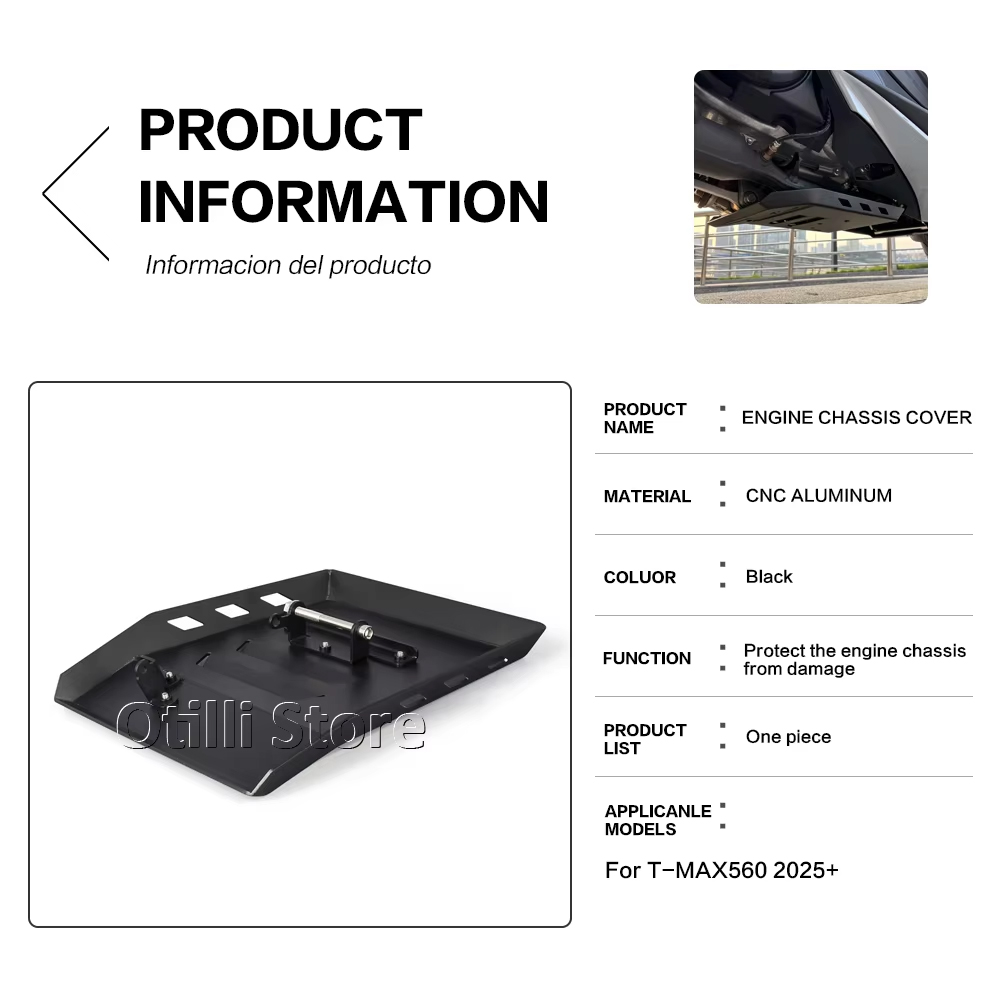 I Tech Accessories - Pelindung Mesin Motor T-MAX560 Baru, Pelindung