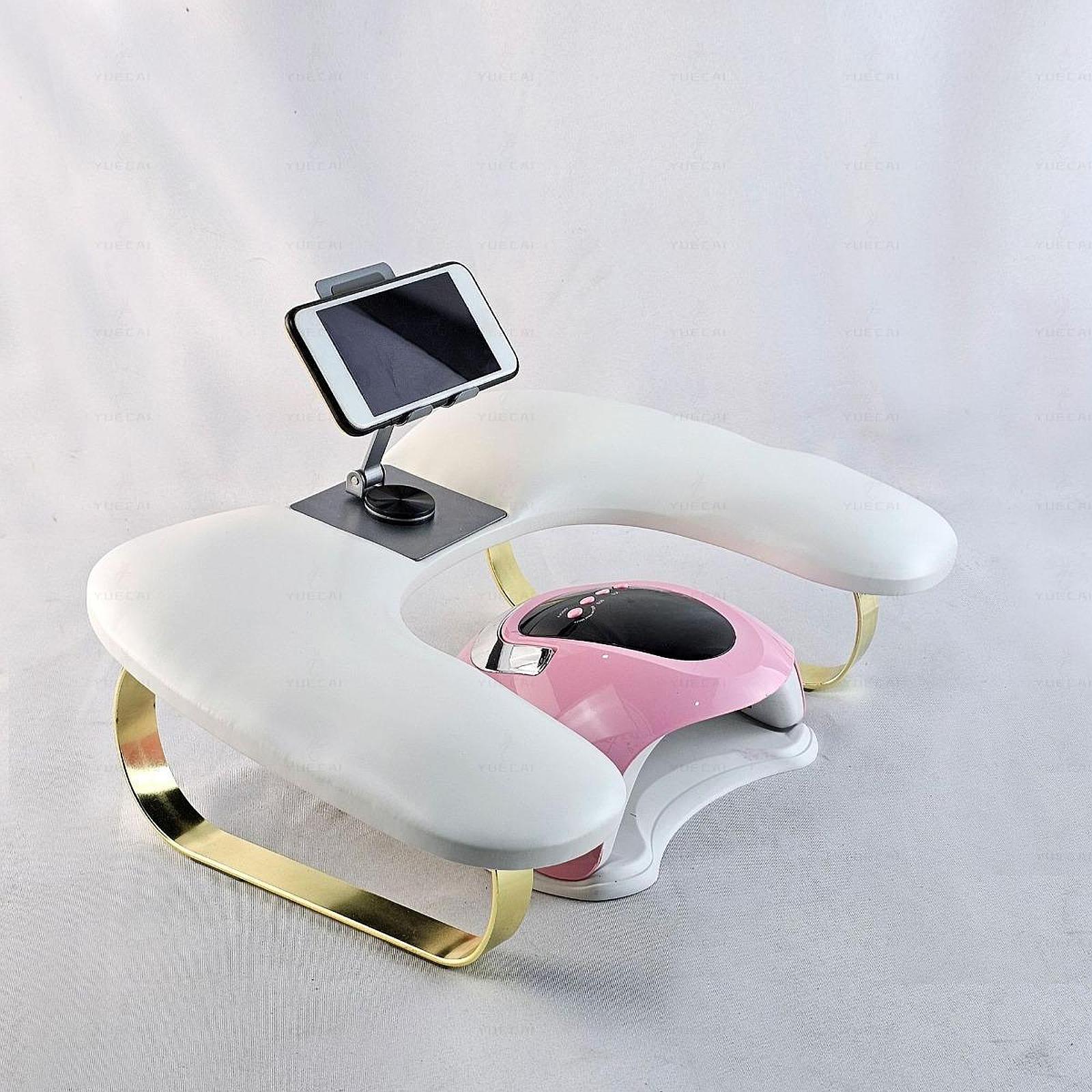 Tech Accessories Holder - Bantal Nail Art dengan Penyangga Ponsel