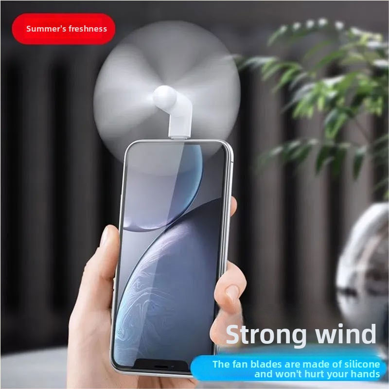 Usb Fan Silent - Kipas Ponsel Mini Tipe C, Kipas