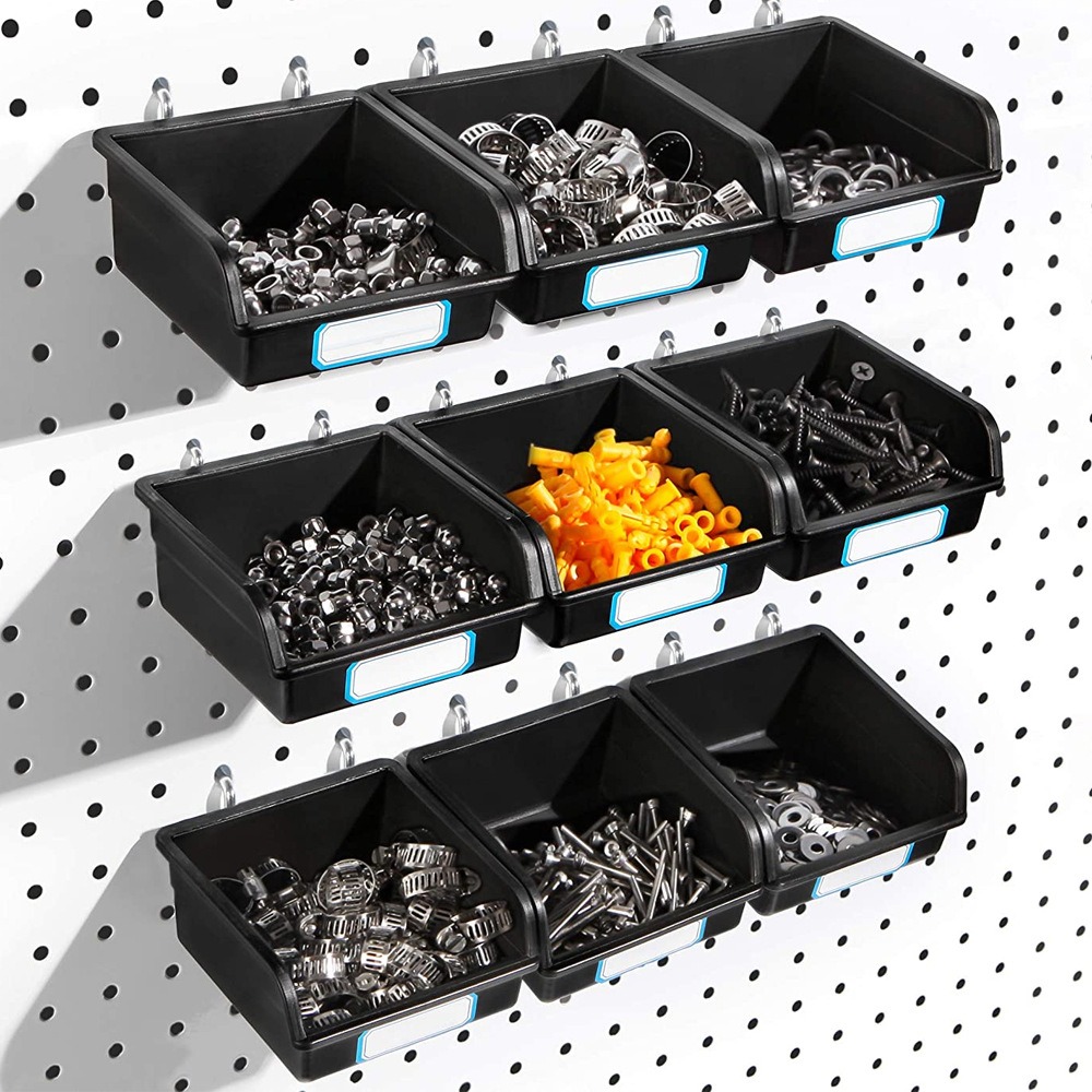 Tech Accessories Holder - 1/6 set keranjang Pegboard dengan kait
