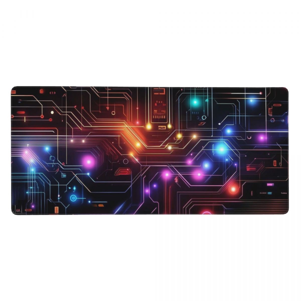 Tech Accessories For Laptop - Alas Mouse Besar dengan Sirkuit Teknologi