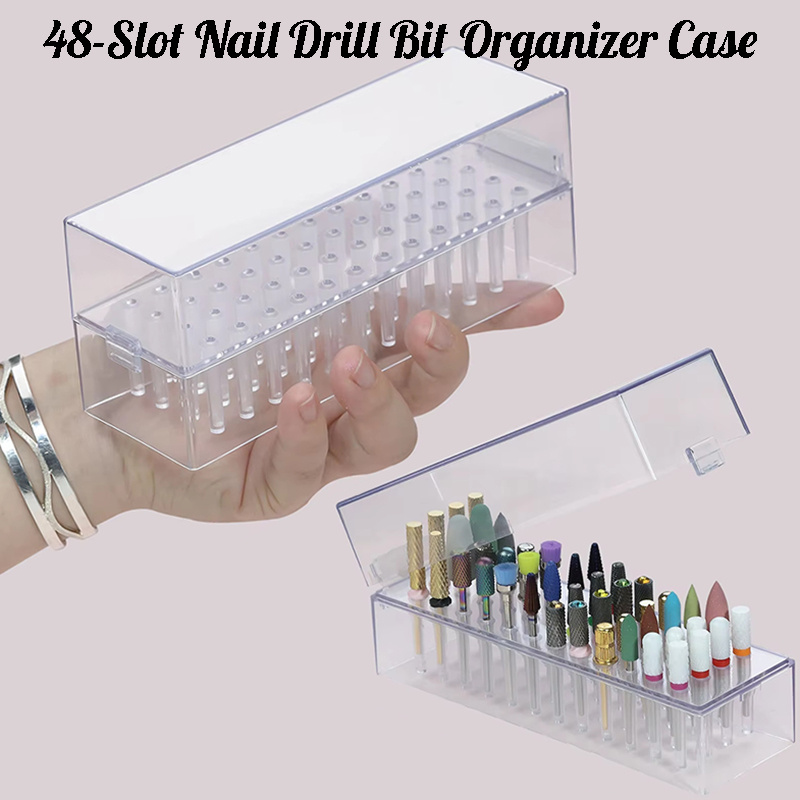 Tech Accessories Box - Kotak Penyimpanan Mata Bor Kuku 48