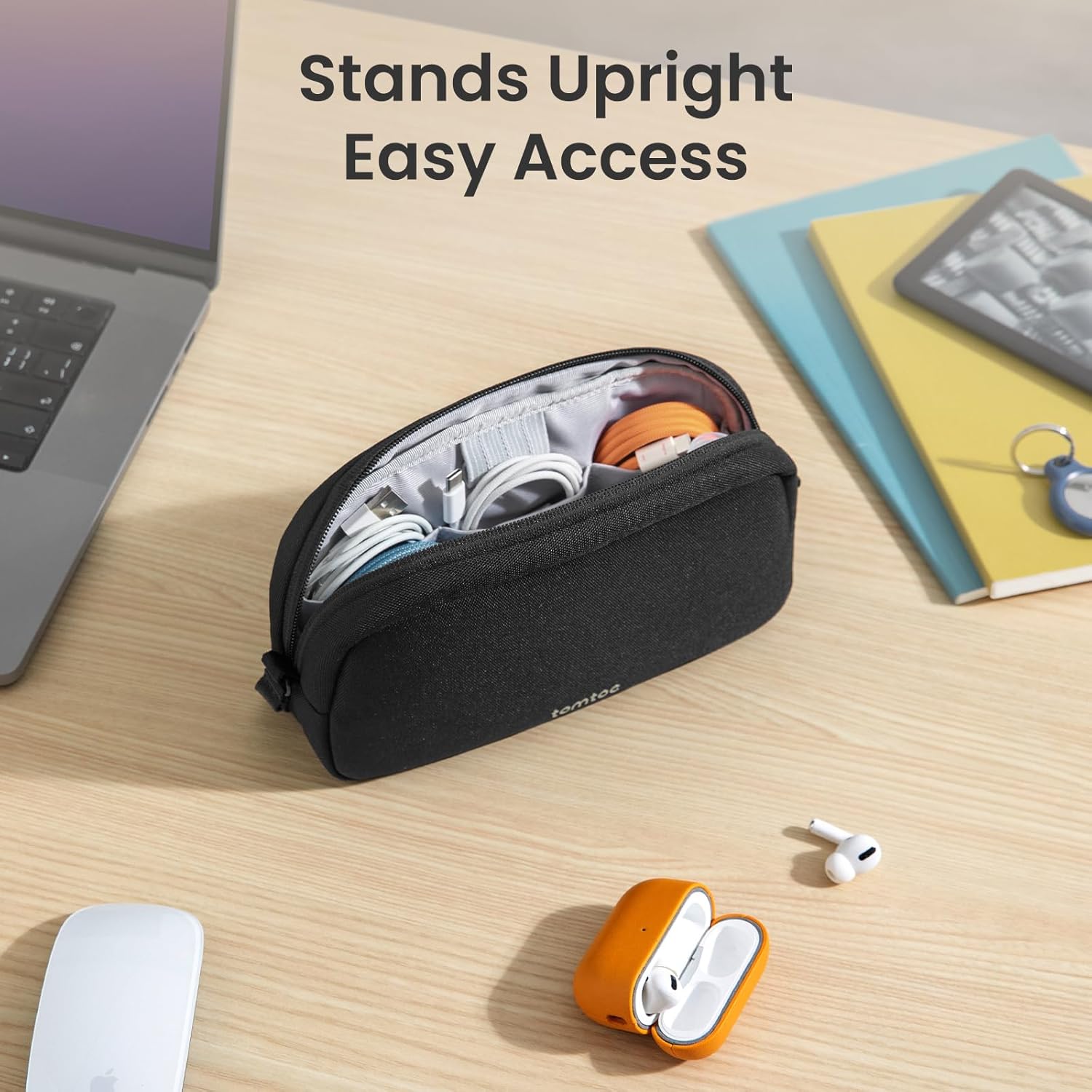 Tech Accessories Travel Organizer Pouch - Tas Organizer Elektronik Tahan Air untuk