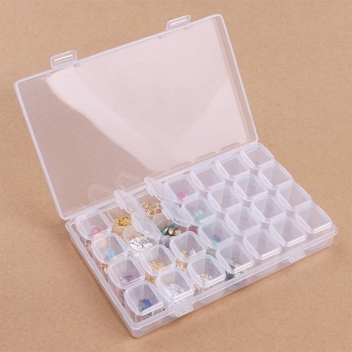 Tech Accessories Box - 28 Kotak Penyimpanan Plastik yang Dapat