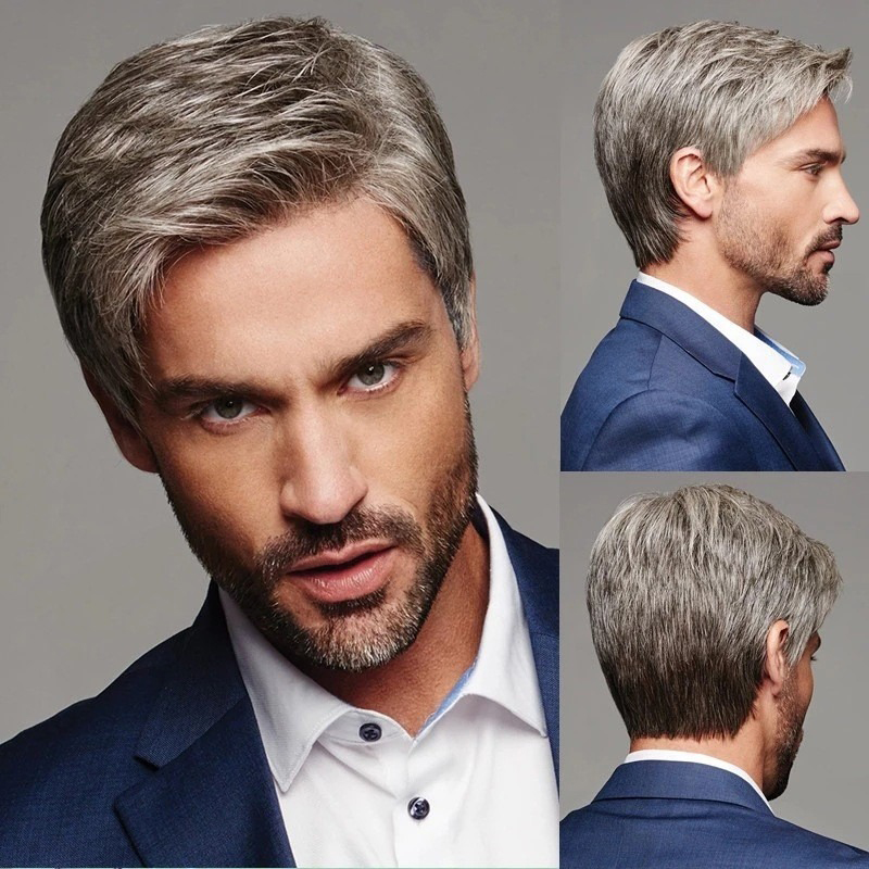 Tech Accessories For Men - Wig rambut pendek pria untuk pesta