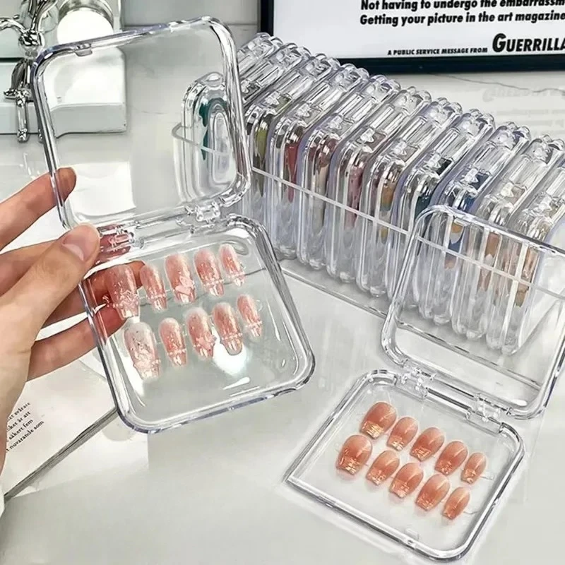 Tech Accessories Box - 10 Buah Kotak Akrilik Penyimpanan Kuku