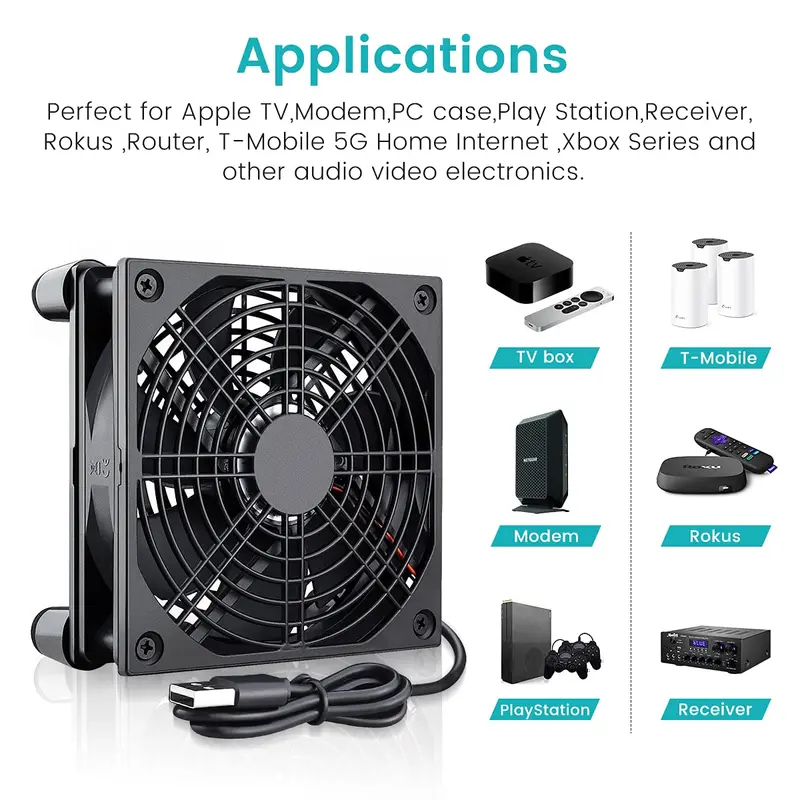 Usb Fan Silent - Kipas Casing PC Bertenaga USB 120Mm