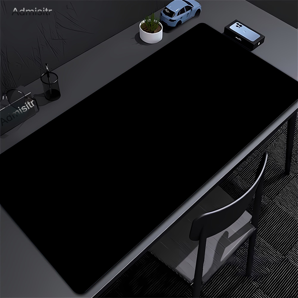Tech Desktop Accessories - Alas Mouse besar warna hitam Solid,