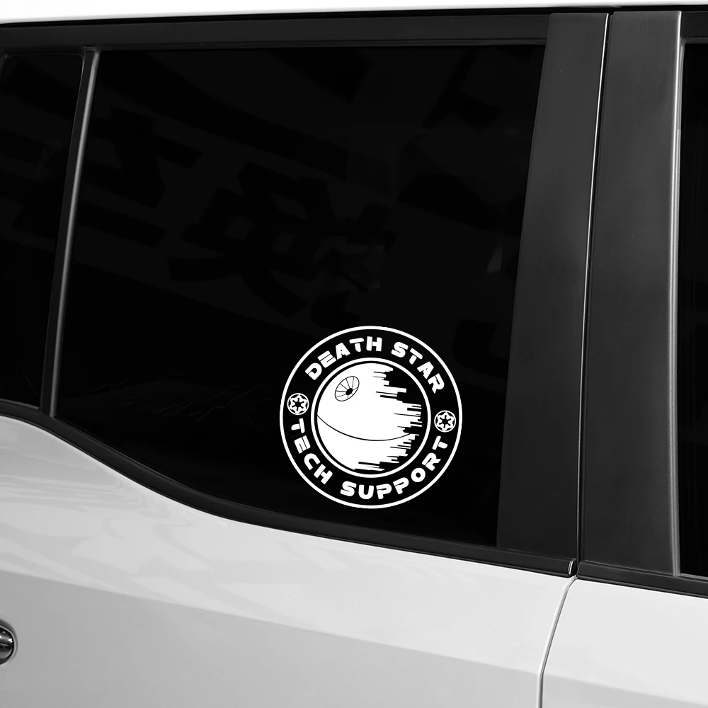 Tech Accessories For Laptop - Stiker mobil Space Wars Death Star