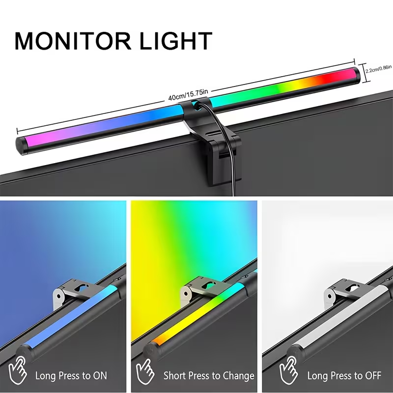 Lampu Monitor RGB Lightbar Atm - Tech Desktop Accessories ulasan dan harga