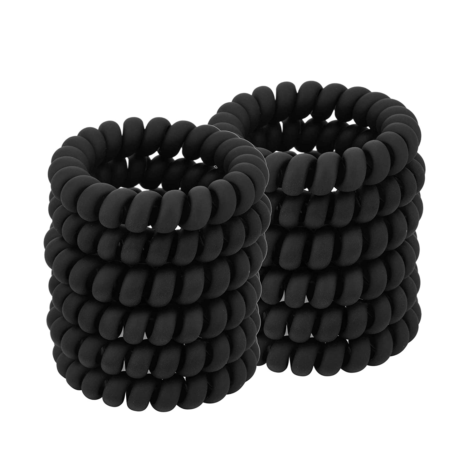 Ikatan Rambut Spiral Hitam Mat - Tech Accessories For Men ulasan dan harga