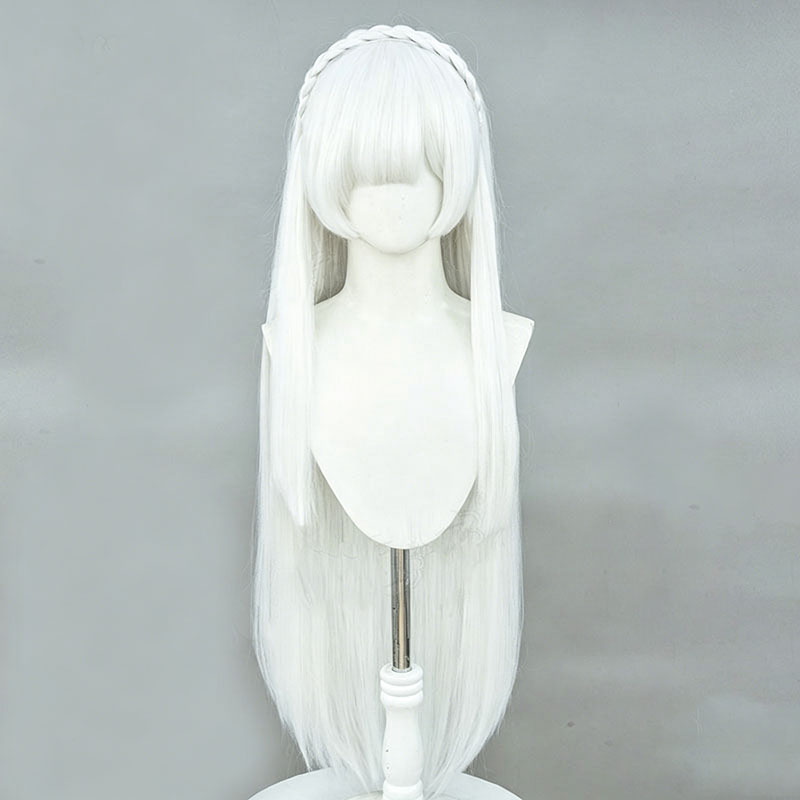 Wig Cosplay Anime Re:Zero Emil - Tech Accessories For Men ulasan dan harga