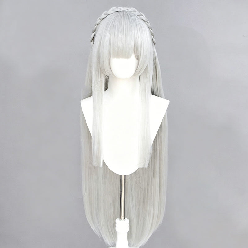 Wig Cosplay Anime Re:Zero Emil - Tech Accessories For Men ulasan dan harga