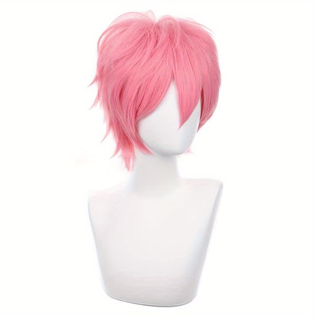 Wig Cosplay Pink pendek rambut - Tech Accessories For Men ulasan dan harga