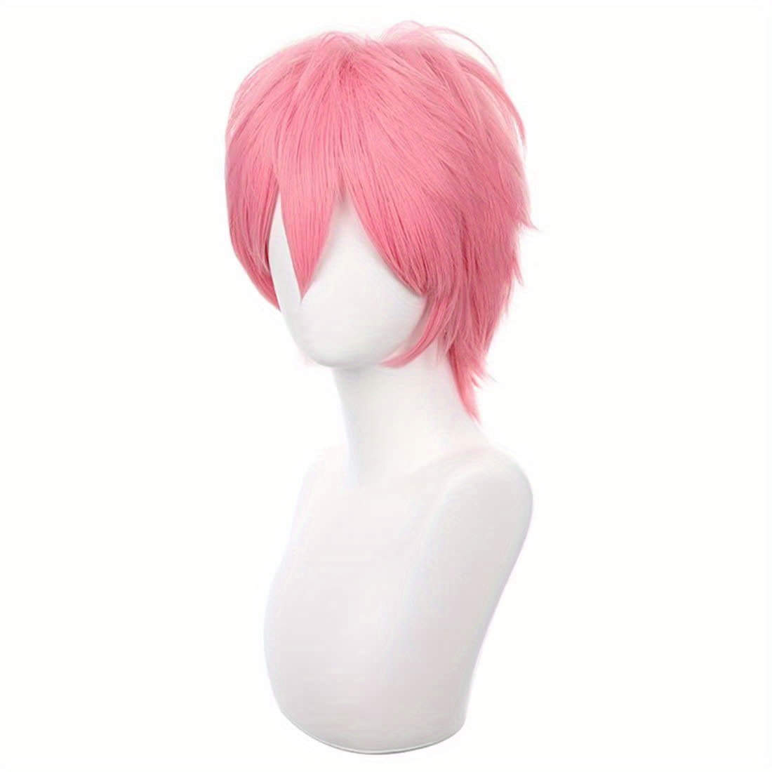 Wig Cosplay Pink pendek rambut - Tech Accessories For Men ulasan dan harga