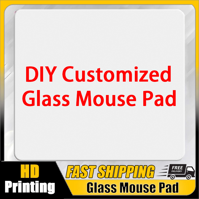 Alas Mouse Kaca Kustom Desain  - Tech Desktop Accessories ulasan dan harga