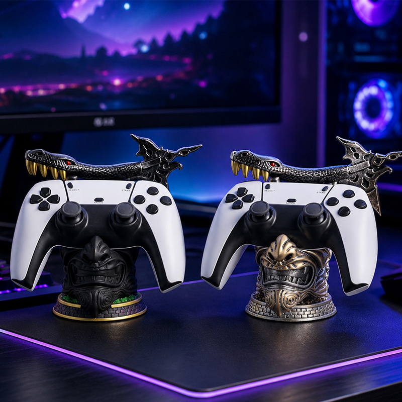 Dudukan Pengontrol Game Resin  - Tech Desktop Accessories ulasan dan harga