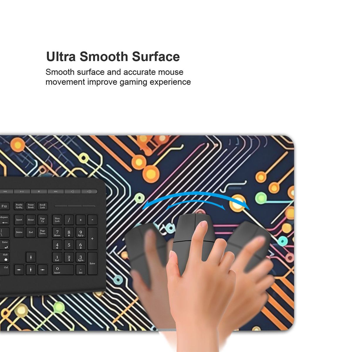 Alas Mouse Besar dengan Sirkui - Tech Accessories For Laptop ulasan dan harga