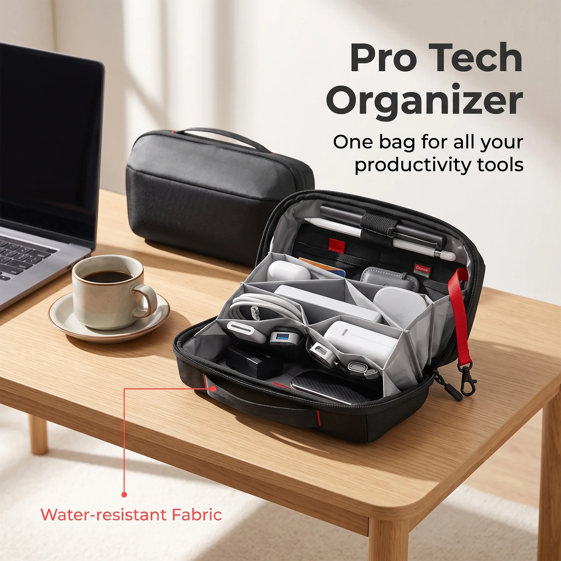 Kantong Organizer Perlengkapan - Tech Accessories Travel Organizer Pouch ulasan dan harga