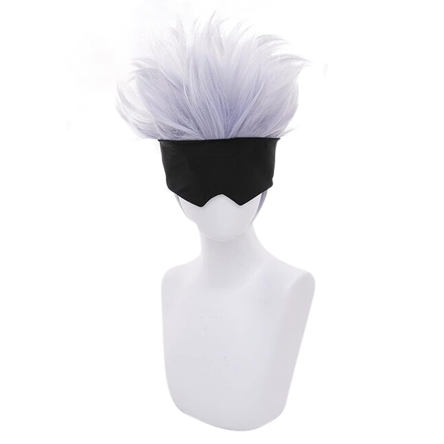 Wig Cosplay hitam + bergelomba - Tech Accessories For Men ulasan dan harga