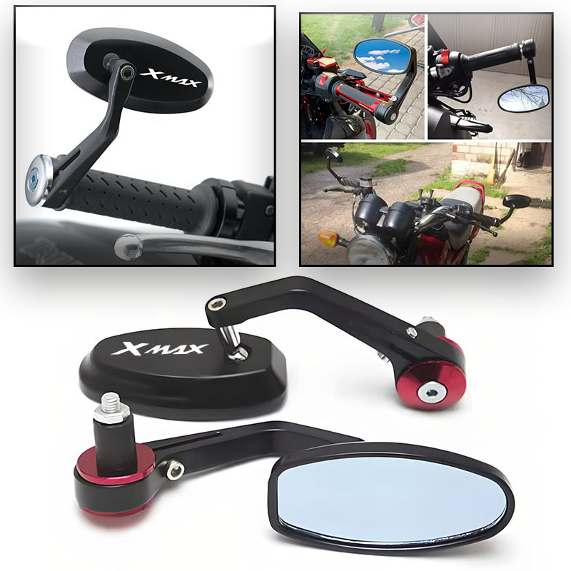 Kaca Spion Ujung Setang Alumin - Xmax Tech Max Accessories ulasan dan harga