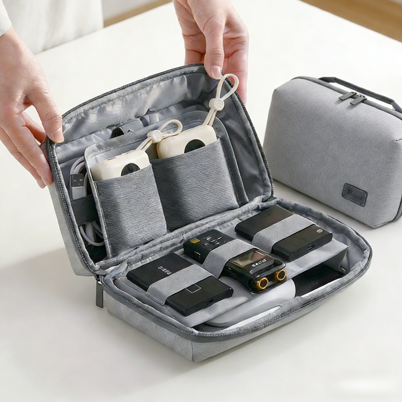 1 Buah Tas Travel Organizer El - Tech Accessories Travel Organizer Pouch ulasan dan harga