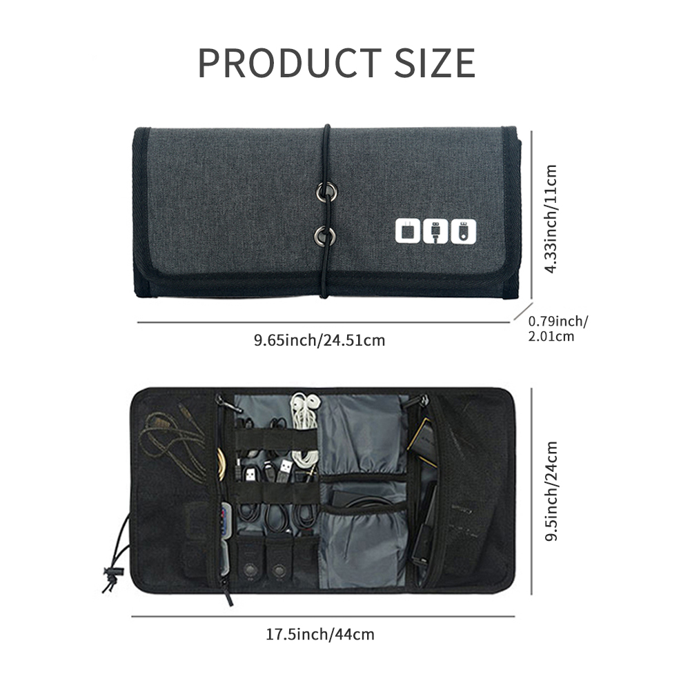 Kantong kabel Organizer elektr - Tech Accessories Travel Organizer Pouch ulasan dan harga