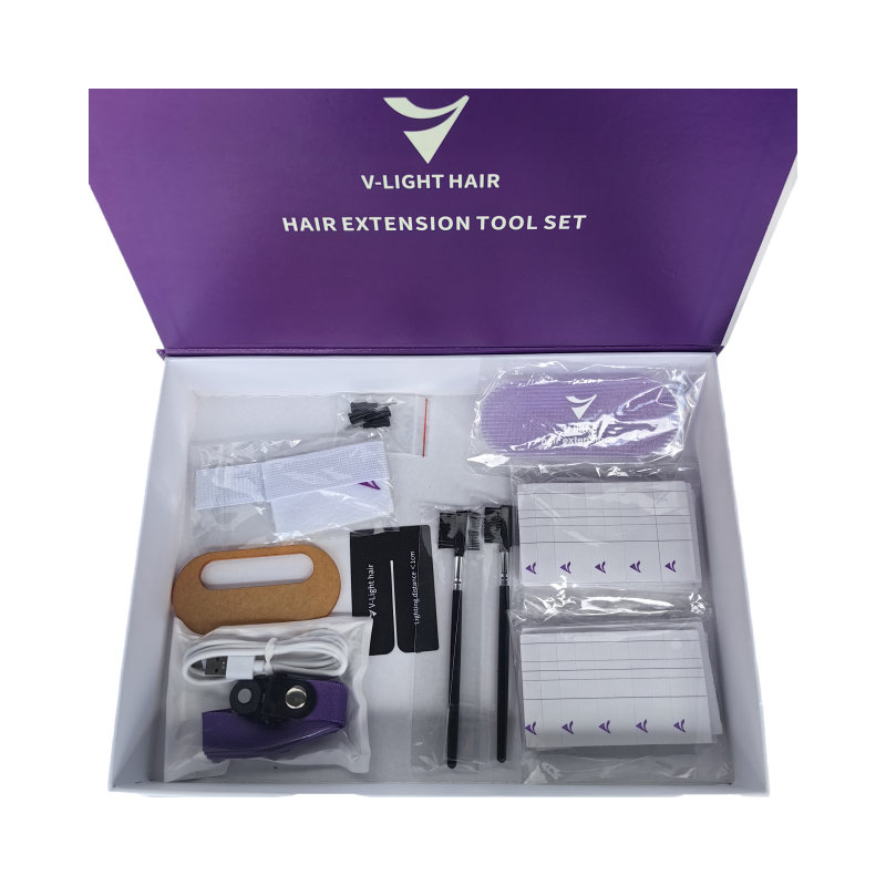 Ekstensi Rambut Hitam V-Light  - Tech Accessories Uk ulasan dan harga