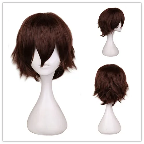 Wig Coklat Tua Pendek untuk Ko - Tech Accessories For Men ulasan dan harga