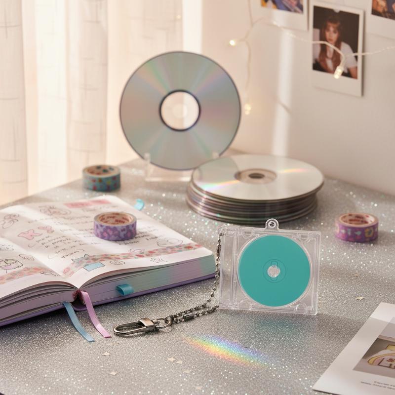 Gantungan Kunci Casing CD - Te - Tech Keychain Accessories ulasan dan harga