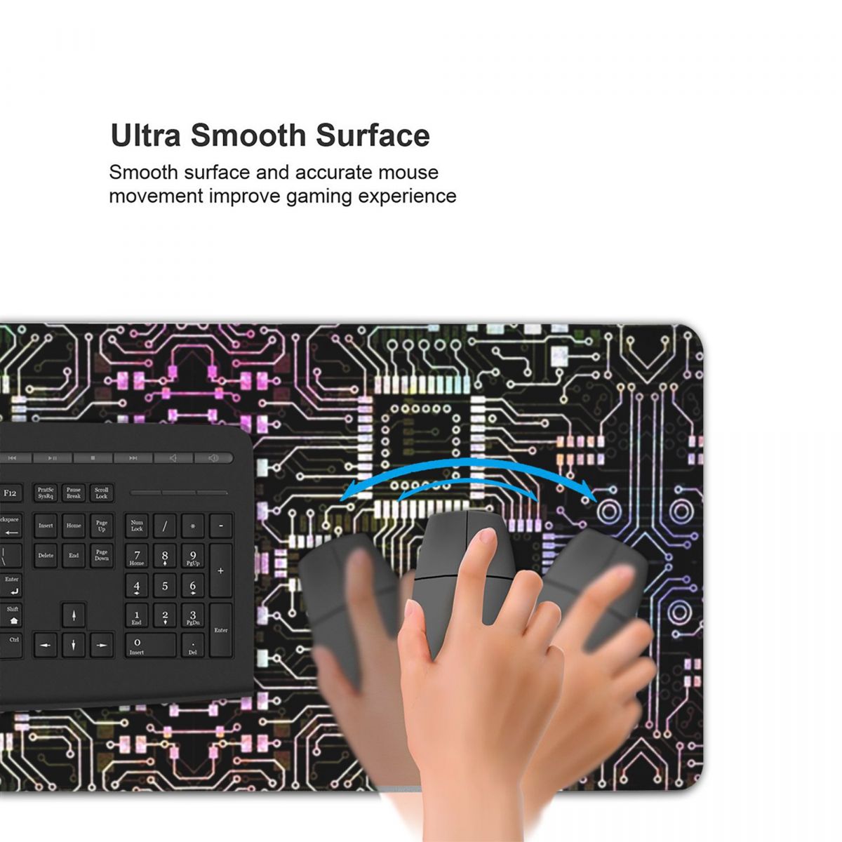 Alas Mouse Besar dengan Sirkui - Tech Accessories For Laptop ulasan dan harga