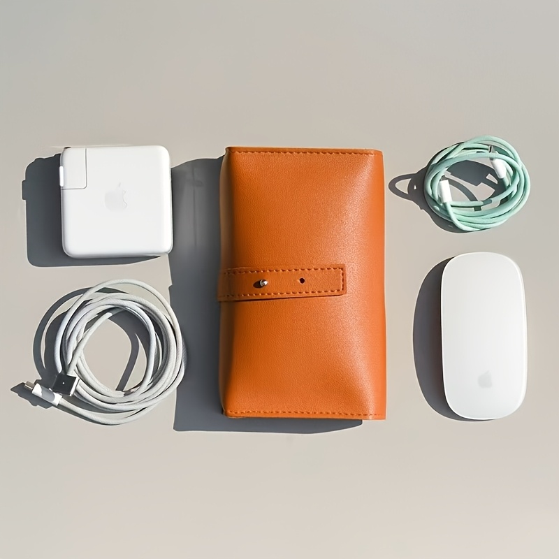1pc Kantong Organizer Kulit un - Tech Accessories Travel Organizer Pouch ulasan dan harga