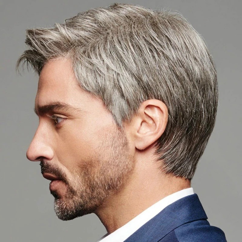 Wig rambut pendek pria untuk p - Tech Accessories For Men ulasan dan harga