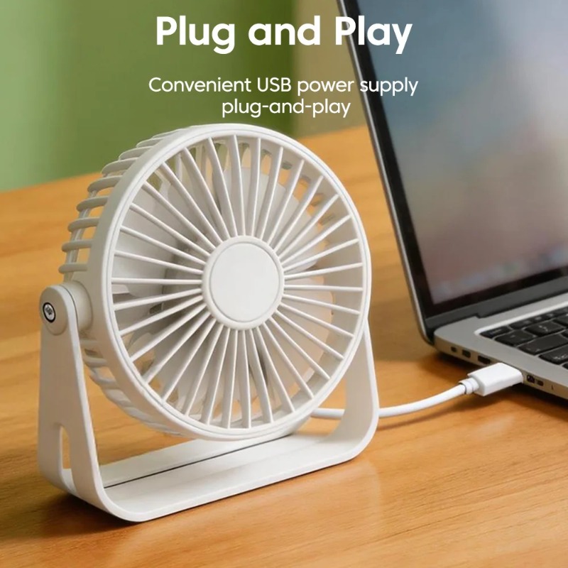 Kipas Kecil Portabel Desktop U - Usb Fan Silent ulasan dan harga
