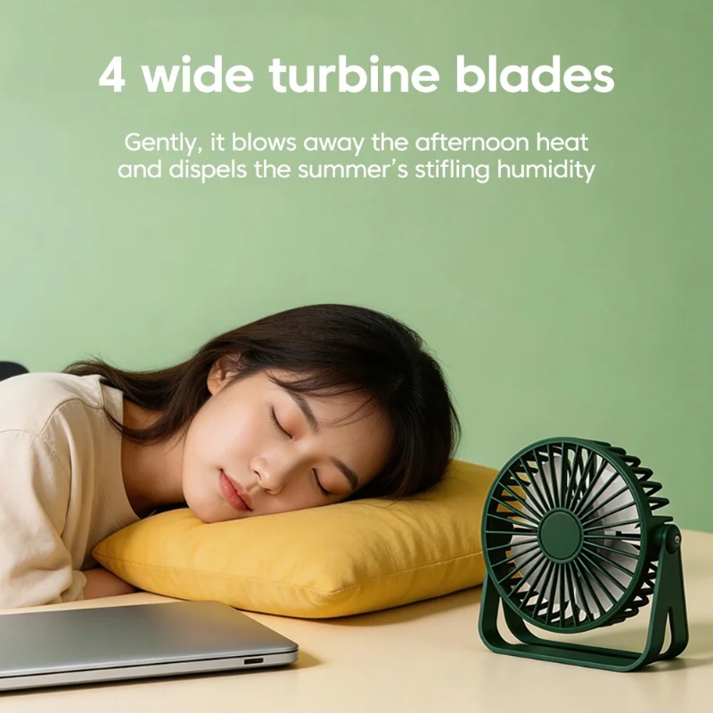 Kipas Kecil Portabel Desktop U - Usb Fan Silent ulasan dan harga
