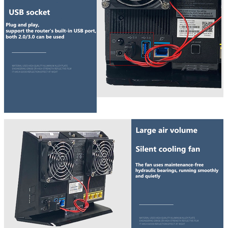 Kipas Ganda Volume Udara Tingg - Usb Fan Silent ulasan dan harga