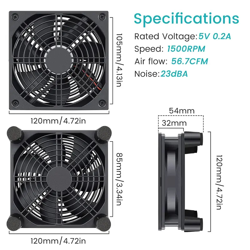Kipas Casing PC Bertenaga USB  - Usb Fan Silent ulasan dan harga