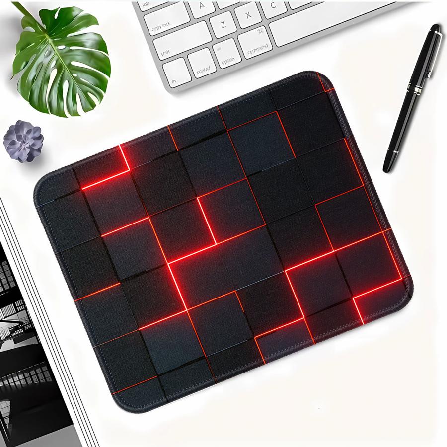 Neon Square Tech Mouse Pad Gam - Tech Accessories For Laptop ulasan dan harga