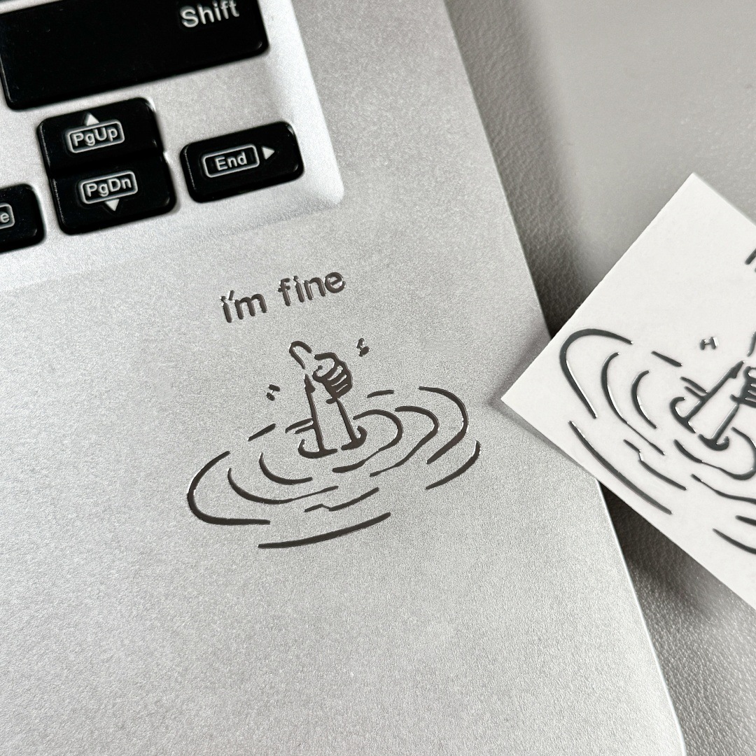 5/10 Buah Stiker Gaya Personal - Tech Accessories For Laptop ulasan dan harga